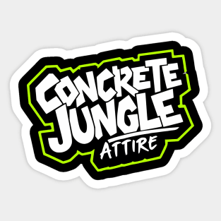 Concrete Jungle Attire Streetware Fashion Sticker